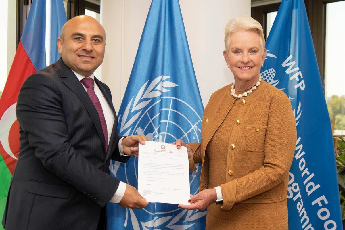 Посол Азербайджана в Италии вручил верительные грамоты главе Всемирной продовольственной программы
