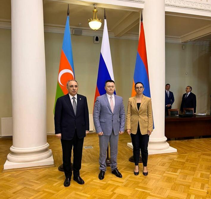Состоялась трехсторонняя встреча генпрокуроров Азербайджана, России и Армении