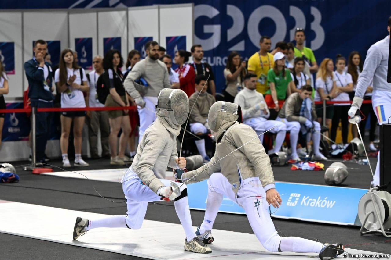 III Avropa Oyunlarında Azərbaycanın iki qılıncoynadanı pley-off mərhələsinə yüksəlib