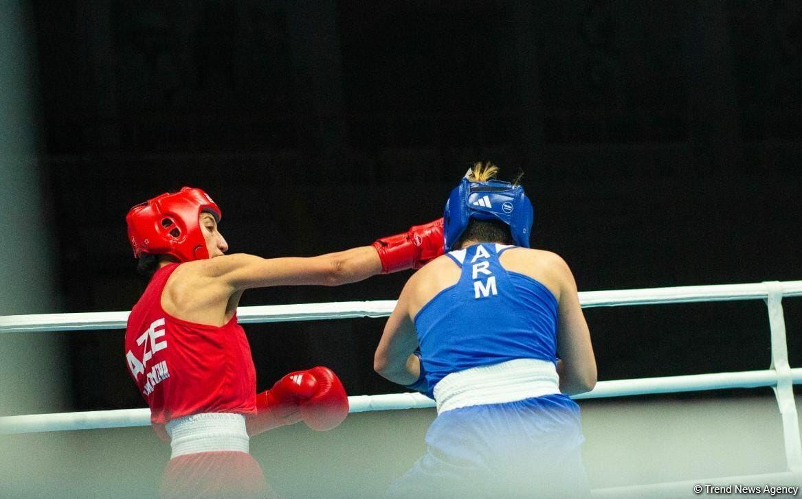 Представительница Азербайджана по боксу разгромила армянскую соперницу на III Европейских играх