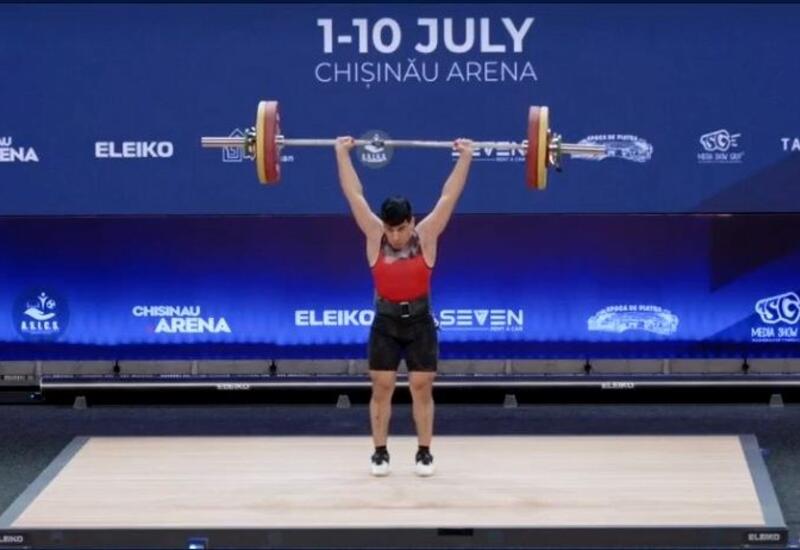 Azərbaycanın daha bir ağırlıqqaldıranı Avropa birinciliyində bürünc medal qazandı