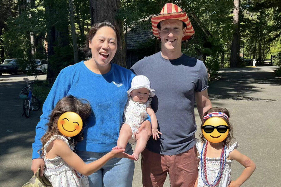 Цукерберг спрятал своих детей от пользователей Instagram