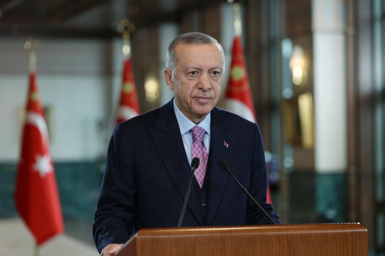 Президент Турции направил поздравительное письмо Президенту Ильхаму Алиеву