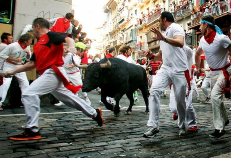 Забег быков в Испании