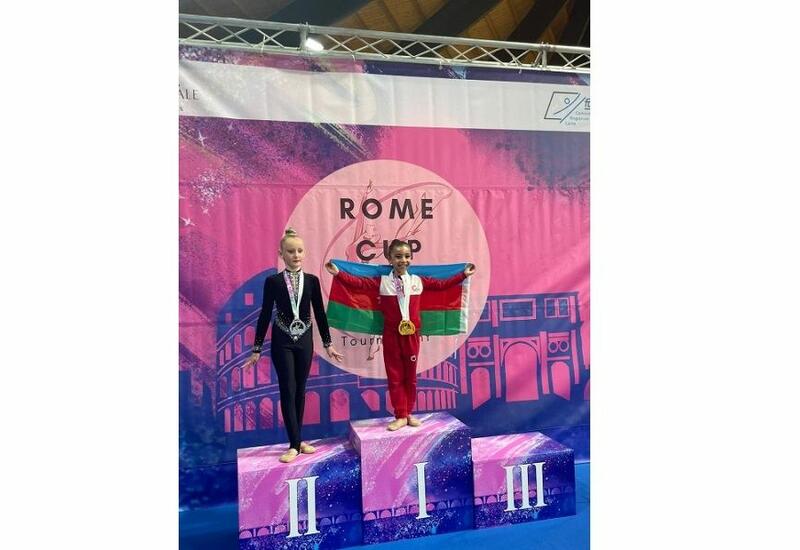 Азербайджанские гимнастки завоевали "золото" на международном турнире в Риме