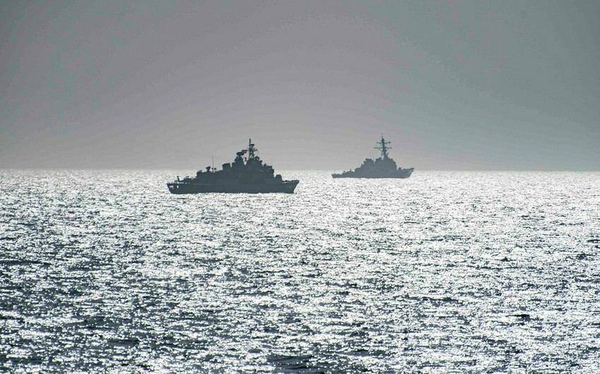 ВМС Японии, США и Южной Кореи провели совместные учения