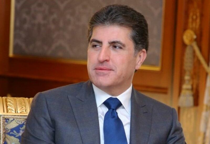 Глава региона Иракский Курдистан Нечирван Барзани прибыл с рабочим визитом в Азербайджан