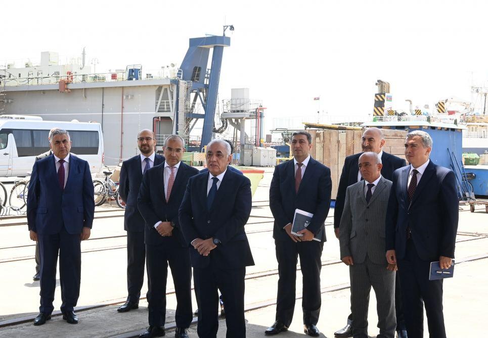 Али Асадов посетил Бакинский судостроительный завод