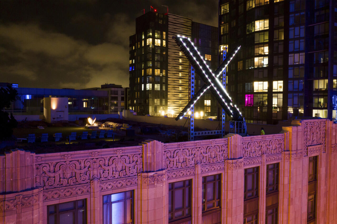 Twitter headquarters stripped of giant X Time News