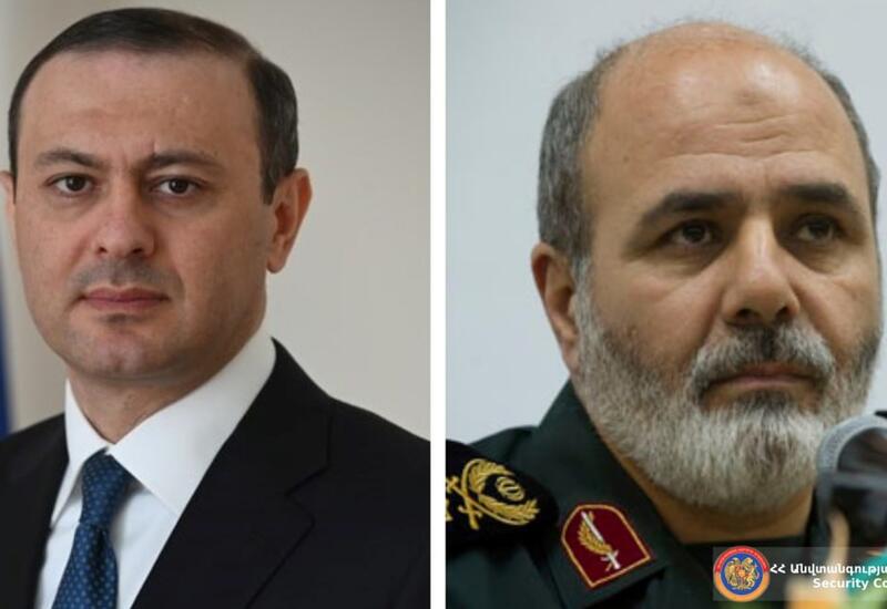 Армен Григорян провел переговоры с секретарем Высшего совета нацбезопасности Ирана