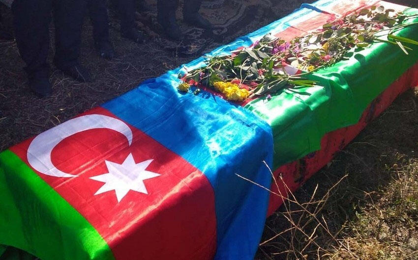 В Агсу похоронены останки шехида Первой Карабахской войны Вургуна Сеидова