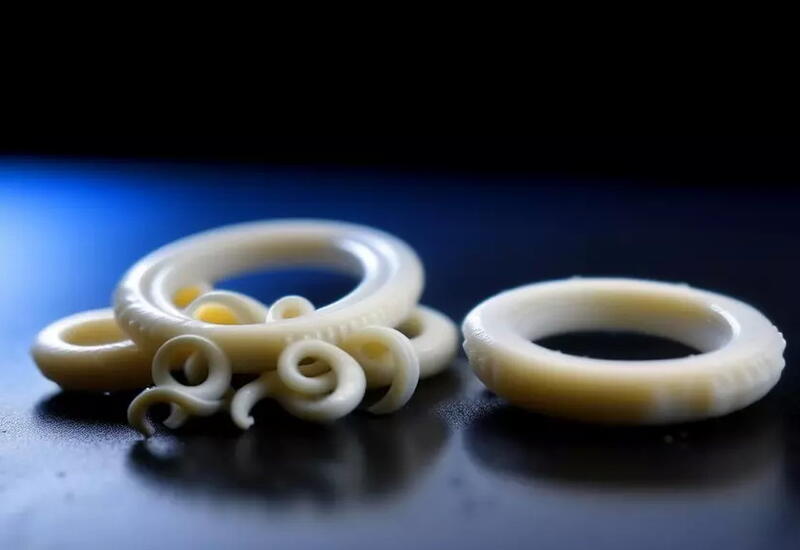На 3D-принтере распечатали веганские кольца кальмара