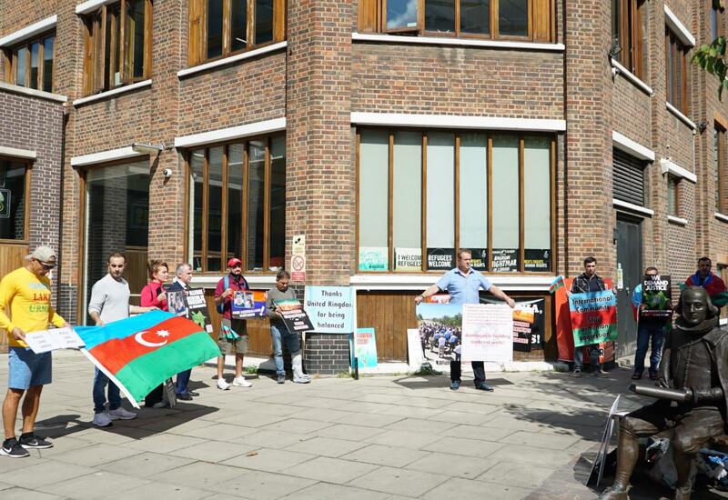 Азербайджанцы в Нью-Йорке провести акцию перед штаб-квартирой ООН