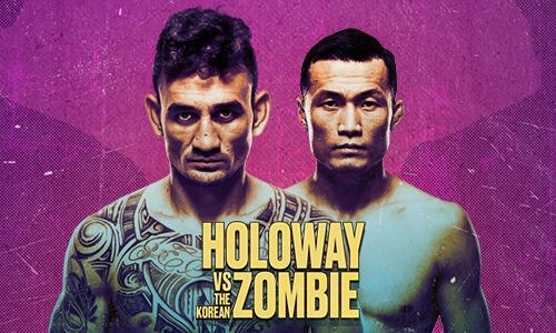 Американец Холлоуэй победил Корейского Зомби в главном бою турнира UFC
