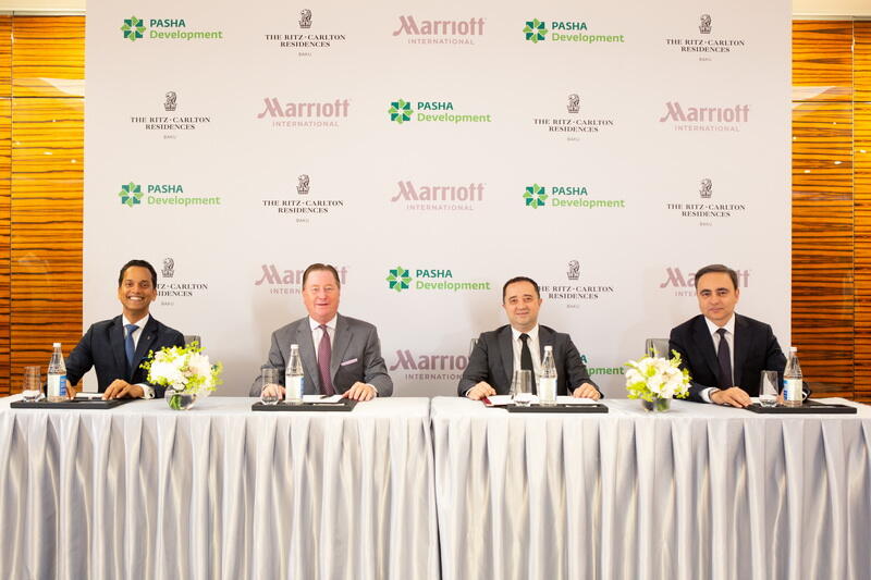 PASHA Development подписывает соглашение с Marriott International об открытии The Ritz-Carlton Residences, Baku