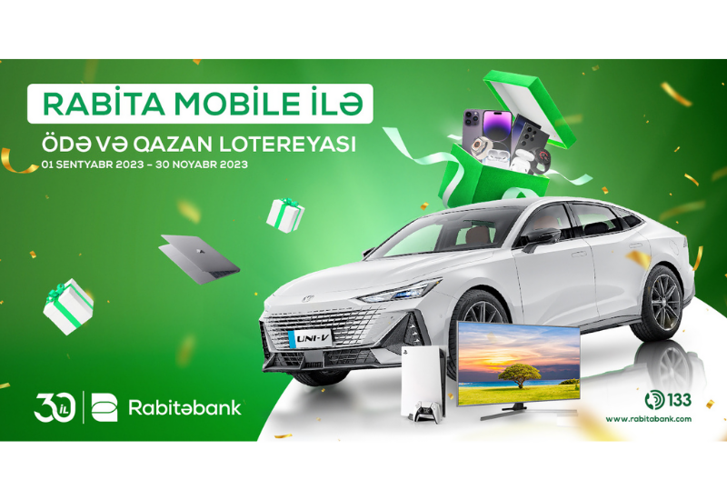 Rabitəbank “Rabita Mobile ilə ödə və qazan” lotereyasına start verir