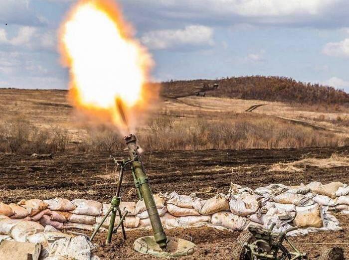 Армяне стреляют из минометов по позициям азербайджанской армии