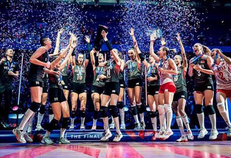 Женская сборная Турции впервые стала чемпионом Европы по волейболу