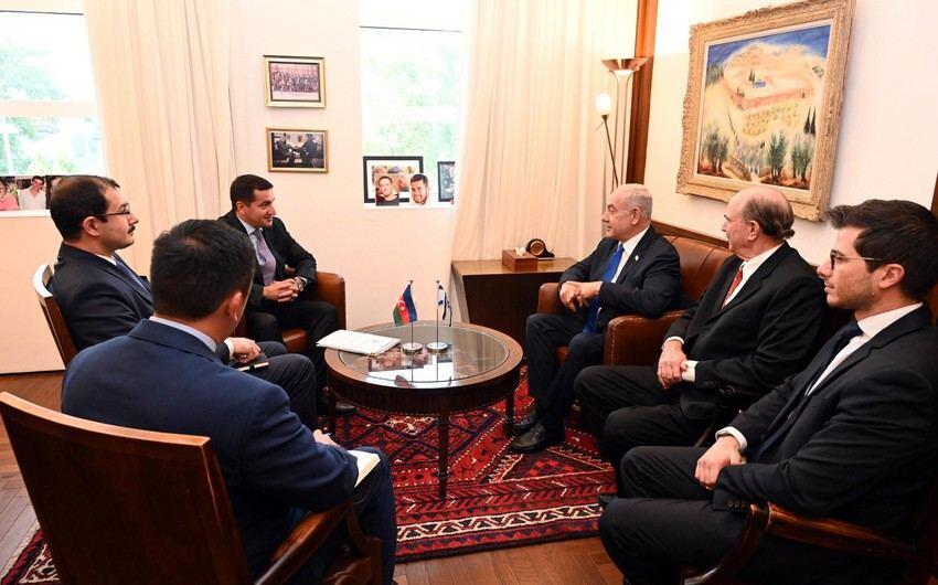 Хикмет Гаджиев встретился с Нетаньяху