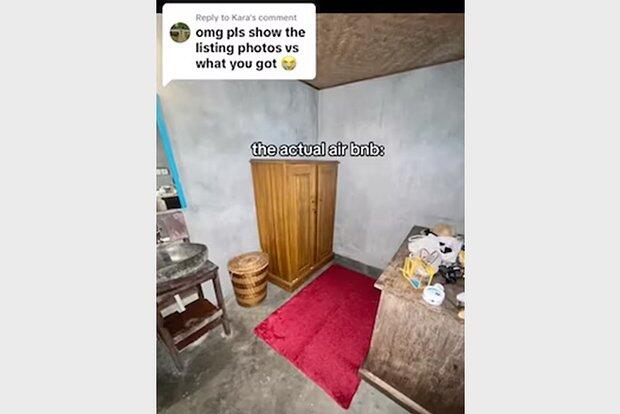 Туристка показала люксовое жилье с Airbnb на Бали и сравнила его с тюрьмой