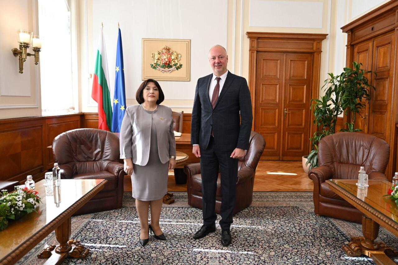 Сахиба Гафарова встретилась со спикером Народного собрания Болгарии