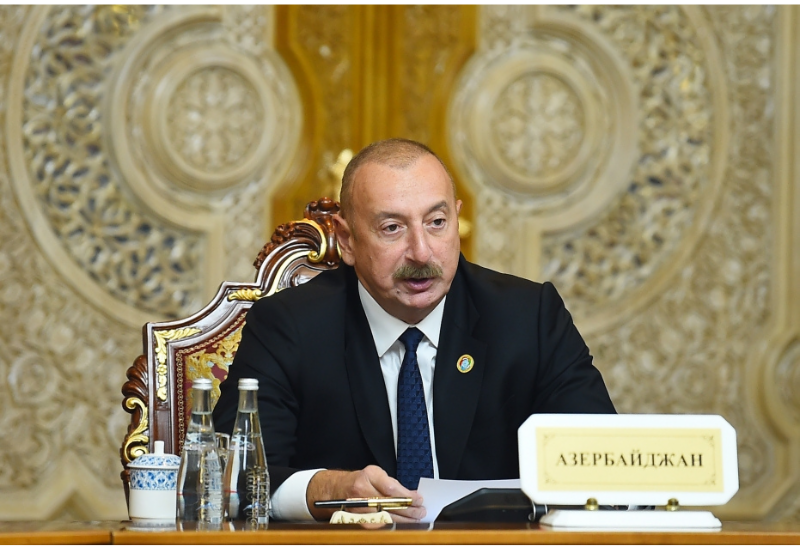 Президент Ильхам Алиев: Азербайджан для стран Центральной Азии является надежной транзитной страной на пути к рынкам Турции и Европы