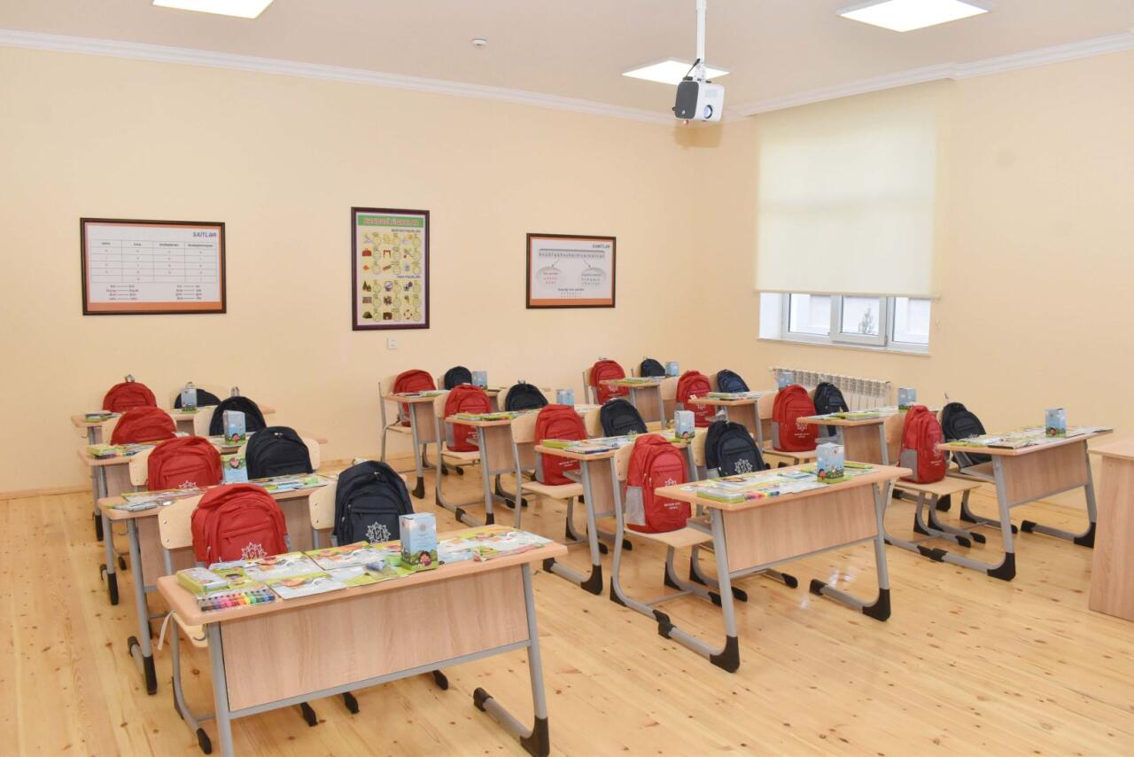 Построенная Фондом Гейдара Алиева 500-ая школа сдана в эксплуатацию
