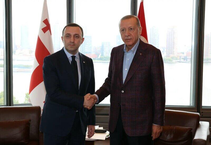 Эрдоган и Гарибашвили обсудили ситуацию на Южном Кавказе