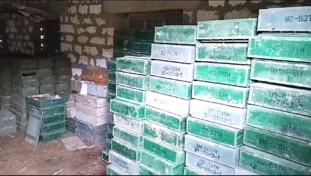 На ферме в Кяльбаджаре обнаружен склад боеприпасов