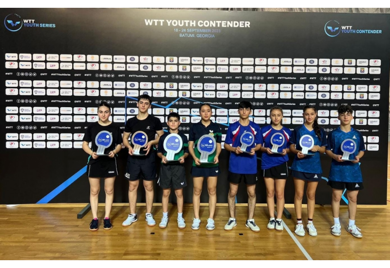 Азербайджанские теннисисты завоевали еще четыре медали на турнире WTT Youth Contender