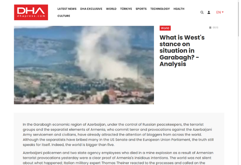 Влиятельные эксперты по всему миру привлекают внимание к антитеррористическим мероприятиям Азербайджана в Карабахе