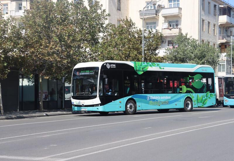 В Баку запущен первый электробус