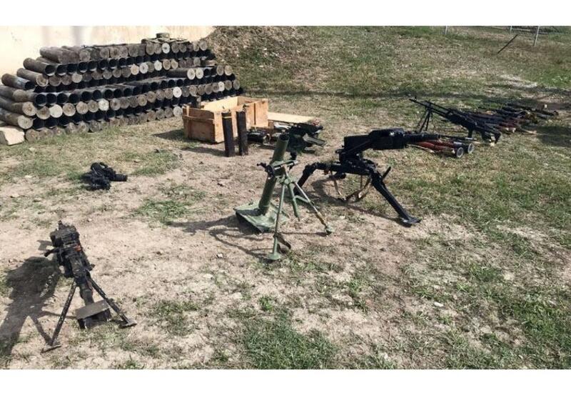 Перечень конфискованного в Карабахе оружия