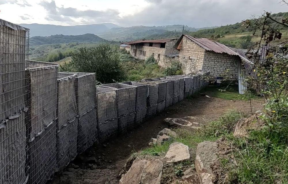 Оставленный армянами опорный пункт в Ходжалы