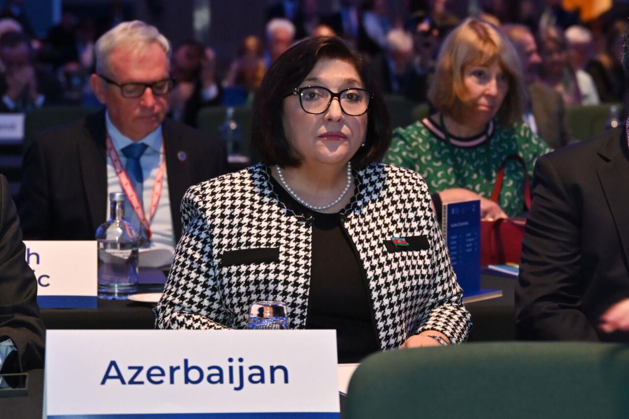 Сахиба Гафарова приняла участие в церемонии открытия Конференции спикеров европейских парламентов