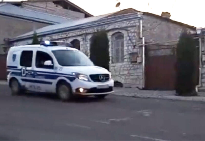 Азербайджанская полиция в Ханкенди