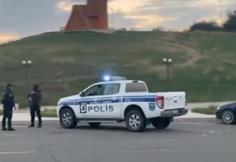Азербайджанская полиция в Ханкенди