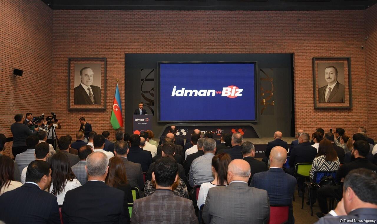 Министерство молодежи и спорта Азербайджана подготовило репортаж о новом спортивном портале  "Спорт и Мы" (idman.biz)