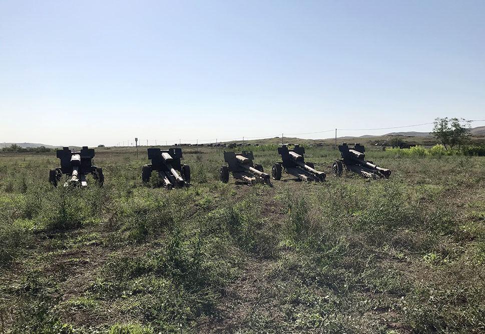 В Ходжавенде конфискованы артиллерийские установки