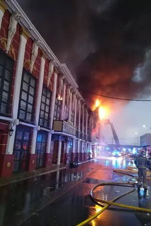Пожар в ночном клубе в Испаниий