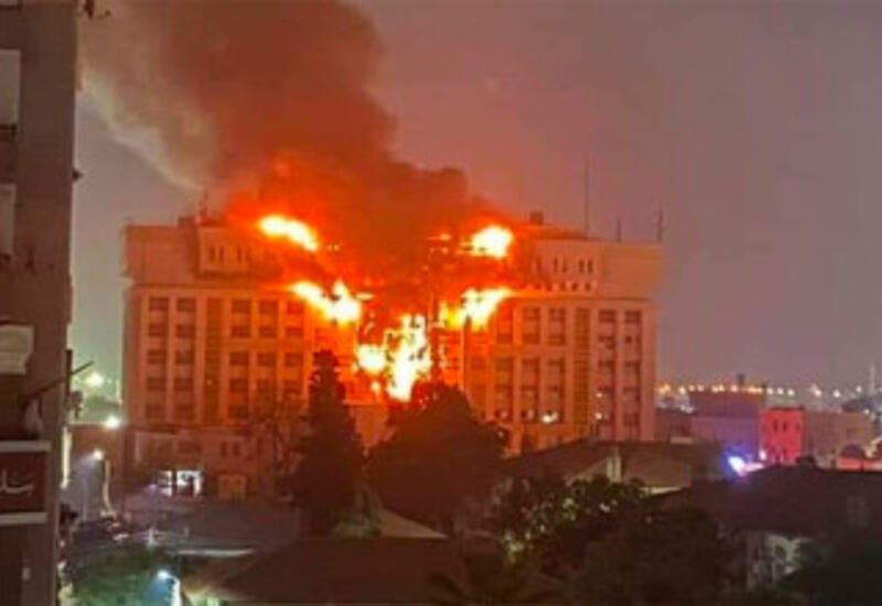 В Египте сгорело здание полиции