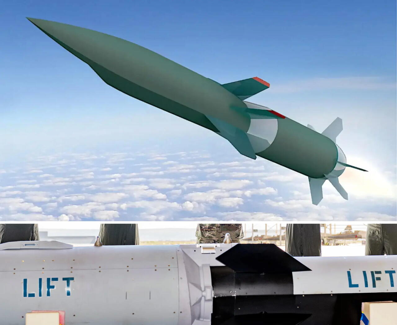 ВВС США впервые показали свою гиперзвуковую ракету на фото