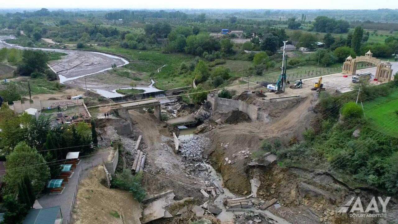 Начато строительство нового моста через Гудиалчай