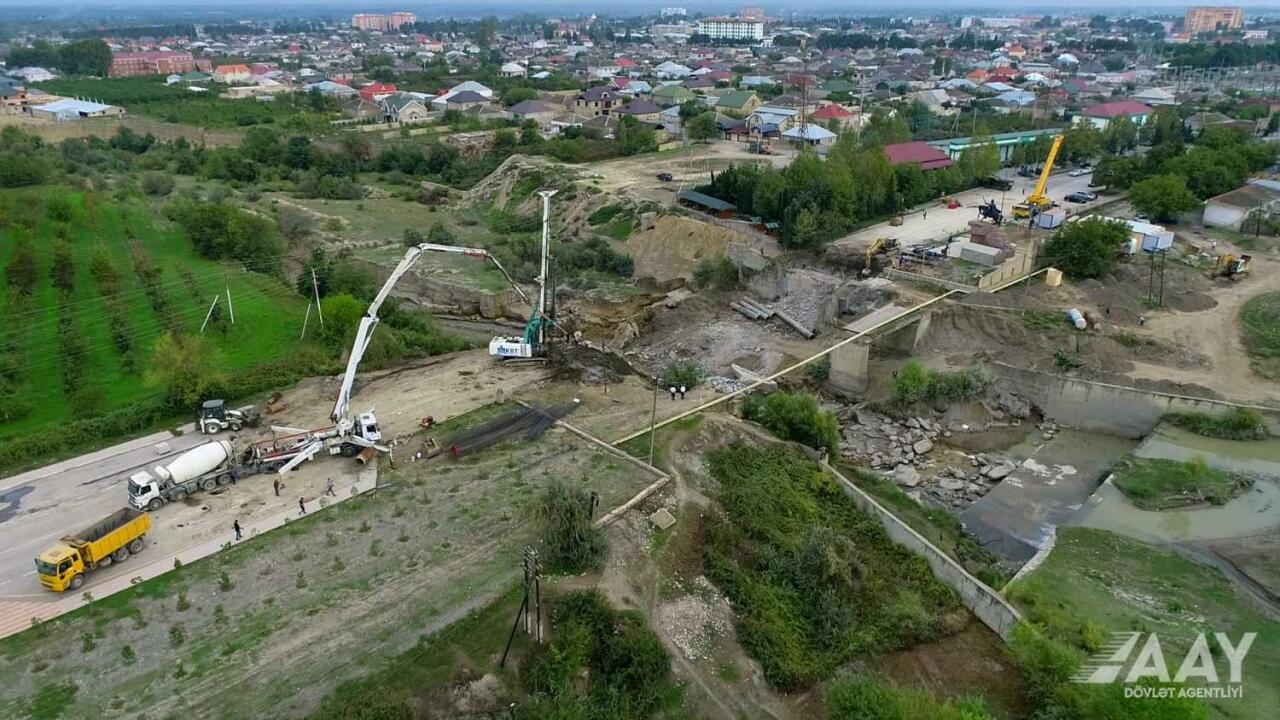 Начато строительство нового моста через Гудиалчай