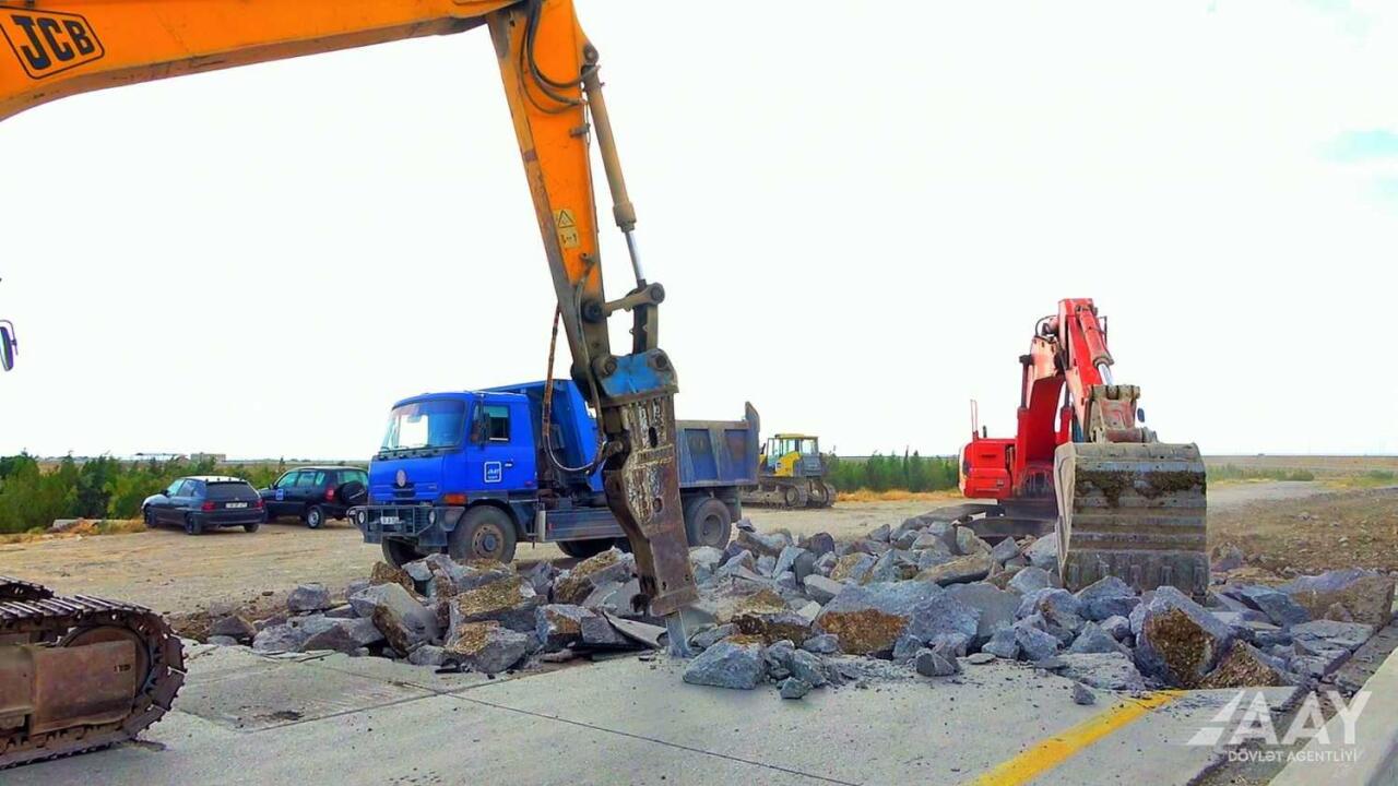 Завершены ремонтно-восстановительные работы на участке трассы Баку-Губа-госграница с РФ