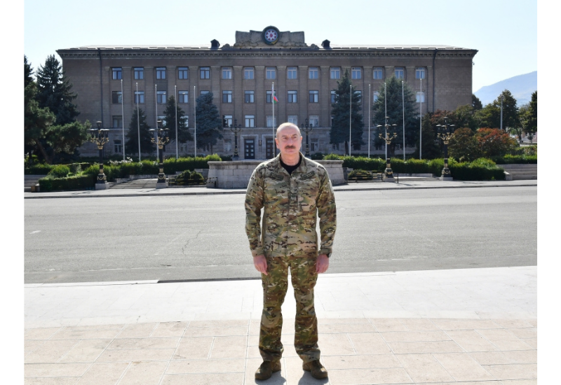 Президент Ильхам Алиев: Когда наши земли были захвачены, все основные силы поддержали Армению, и сегодняшняя история это еще раз показывает