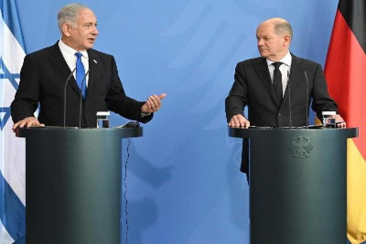 Шольц и Нетаньяху выступили с совместным заявлением