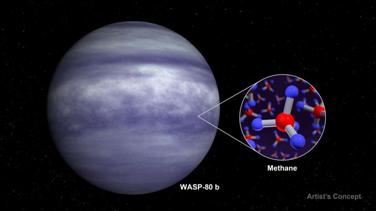 Астрономы обнаружили метан и водяной пар на далекой планете