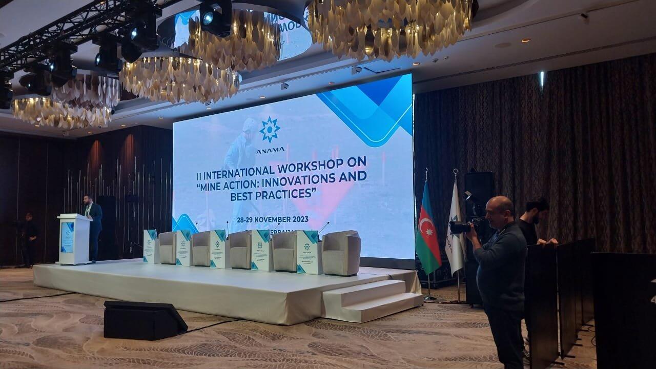 В Баку проходит конференция "Борьба с минной угрозой: инновации и передовой опыт"