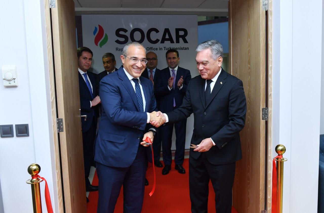 Микаил Джаббаров принял участие в открытии представительства SOCAR в Ашхабаде